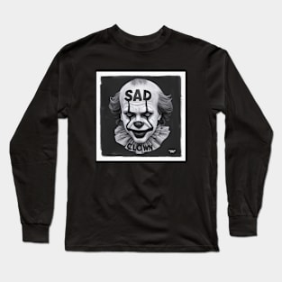 Very sad clown Long Sleeve T-Shirt